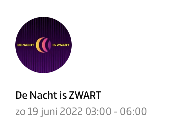omroep zwart