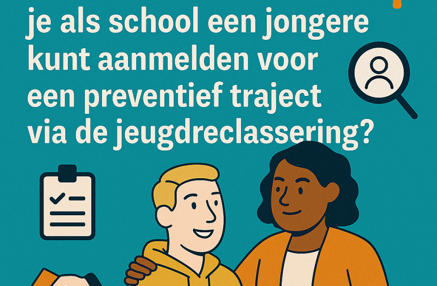 Wist je dat… je als school een jongere kunt aanmelden voor een preventief traject via de jeugdreclassering?