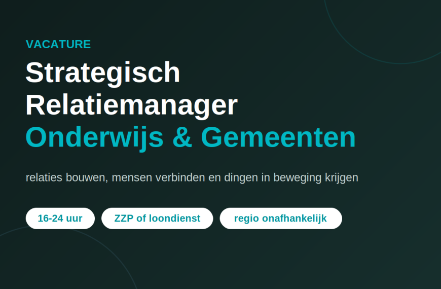 Strategisch Relatiemanager Onderwijs & Gemeenten