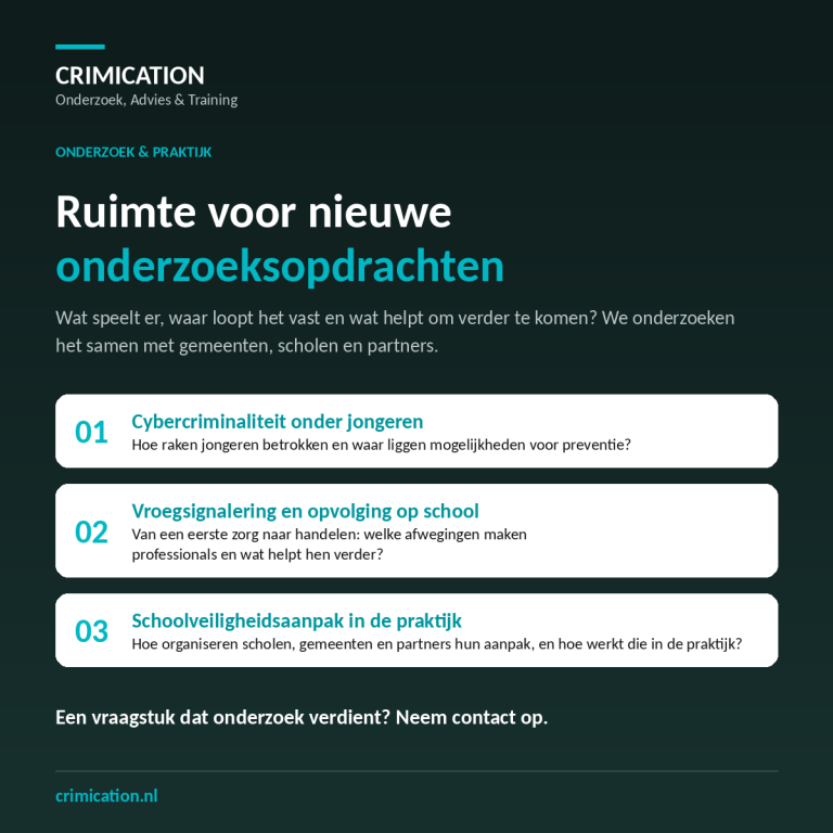 jongeren en criminaliteit